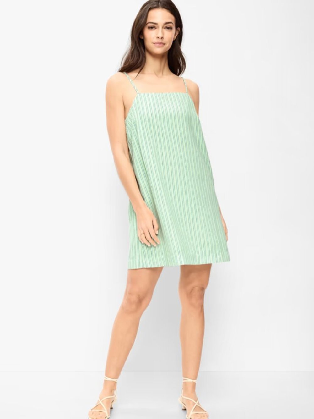 Old Navy Striped Sundress with Adjustable Tie Straps